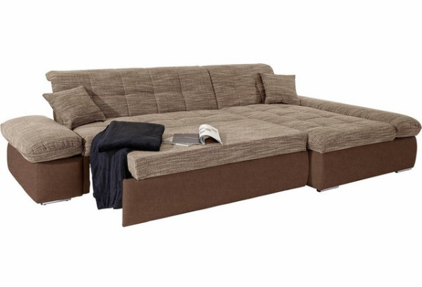 DOMO collection Ecksofa Moric Schlafsofa B/T/H 300/172/80 cm, viele Bezugsarten, auch in Cord, XXL-F
